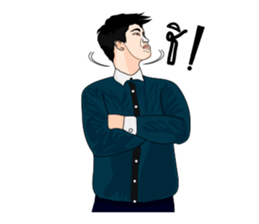 Men's Thailand office sticker #7423295