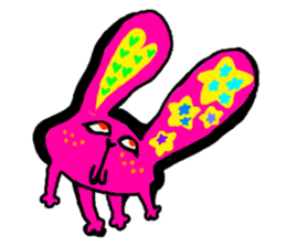 rabbit!!!!! sticker #7423884