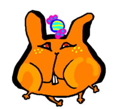 rabbit!!!!! sticker #7423887