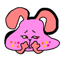 rabbit!!!!! sticker #7423888