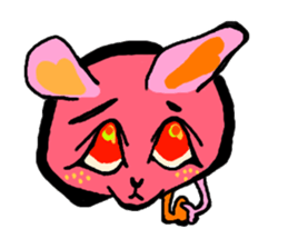 rabbit!!!!! sticker #7423894
