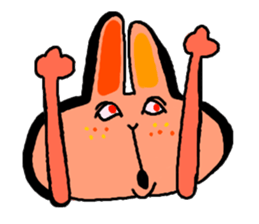 rabbit!!!!! sticker #7423895