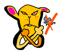 rabbit!!!!! sticker #7423899