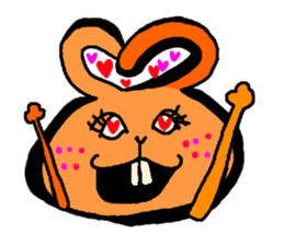 rabbit!!!!! sticker #7423900
