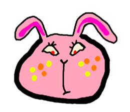 rabbit!!!!! sticker #7423903