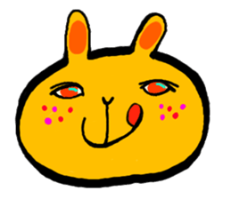 rabbit!!!!! sticker #7423904