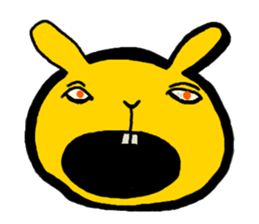 rabbit!!!!! sticker #7423905