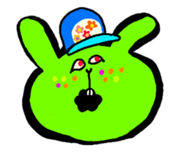 rabbit!!!!! sticker #7423906