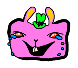 rabbit!!!!! sticker #7423914