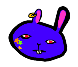 rabbit!!!!! sticker #7423916