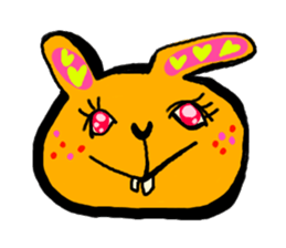 rabbit!!!!! sticker #7423919
