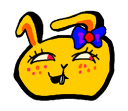 rabbit!!!!! sticker #7423921