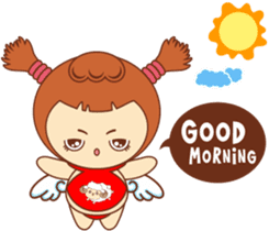 Red pocket Boy&Girl sticker #7424004