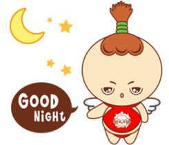 Red pocket Boy&Girl sticker #7424005