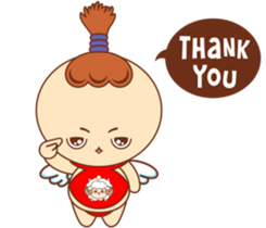 Red pocket Boy&Girl sticker #7424007