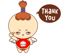 Red pocket Boy&Girl sticker #7424007