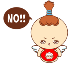 Red pocket Boy&Girl sticker #7424008