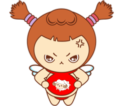 Red pocket Boy&Girl sticker #7424024