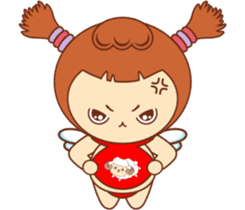 Red pocket Boy&Girl sticker #7424024