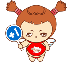 Red pocket Boy&Girl sticker #7424025