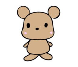 Cute Bear from Kansai sticker #7424285