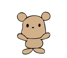 Cute Bear from Kansai sticker #7424288