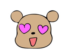Cute Bear from Kansai sticker #7424296