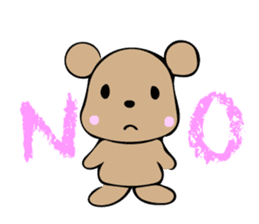 Cute Bear from Kansai sticker #7424297