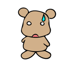 Cute Bear from Kansai sticker #7424298