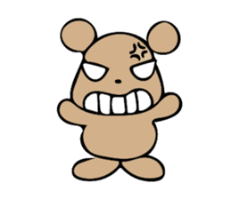 Cute Bear from Kansai sticker #7424304