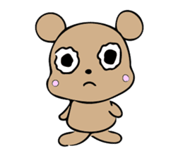 Cute Bear from Kansai sticker #7424305