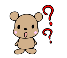 Cute Bear from Kansai sticker #7424315