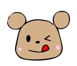Cute Bear from Kansai sticker #7424316