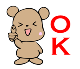Cute Bear from Kansai sticker #7424318