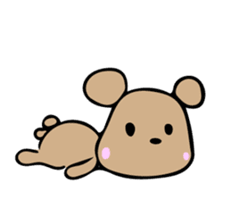 Cute Bear from Kansai sticker #7424319
