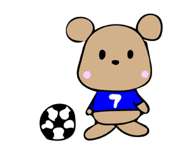 Cute Bear from Kansai sticker #7424320