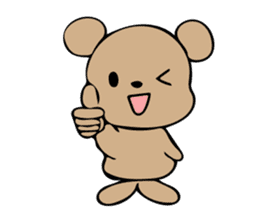 Cute Bear from Kansai sticker #7424321