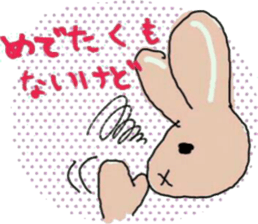 animal sticker lion&rabbit sticker #7424741