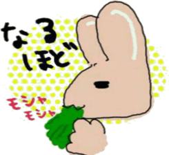 animal sticker lion&rabbit sticker #7424743