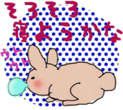 animal sticker lion&rabbit sticker #7424750