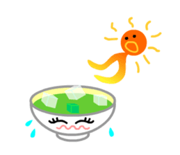 Ryoku of matcha is calm and tough. sticker #7425249