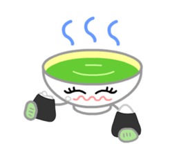 Ryoku of matcha is calm and tough. sticker #7425250