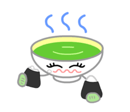 Ryoku of matcha is calm and tough. sticker #7425250