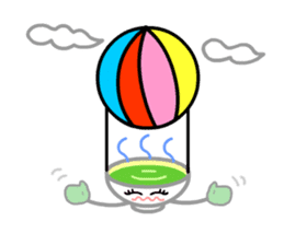 Ryoku of matcha is calm and tough. sticker #7425252