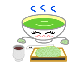 Ryoku of matcha is calm and tough. sticker #7425264