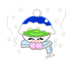 Ryoku of matcha is calm and tough. sticker #7425270