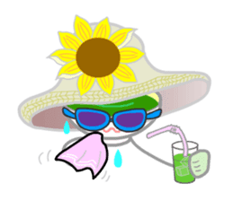 Ryoku of matcha is calm and tough. sticker #7425271