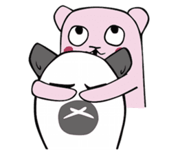 Black Sheep and Pink Monster sticker #7425295