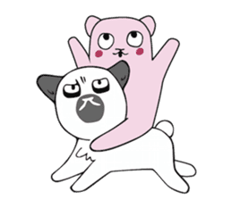 Black Sheep and Pink Monster sticker #7425317