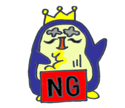 penguin aking sticker #7425925